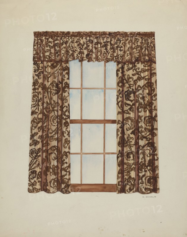 Drapery, 1935/1942. Creator: Madeline Arnold.