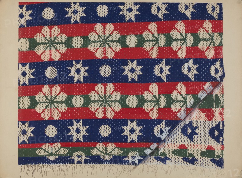 Coverlet, c. 1936. Creator: Ralph Atkinson.