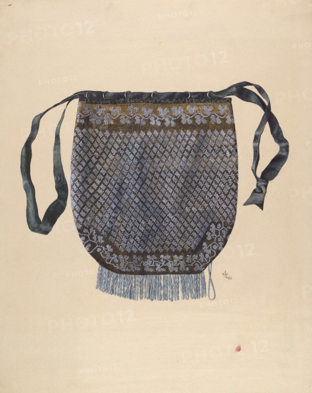 Beaded Bag, 1938. Creator: Ralph Atkinson.