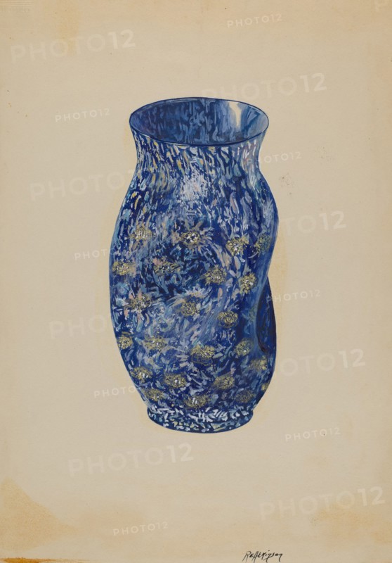 Pinch Vase, c. 1936. Creator: Ralph Atkinson.