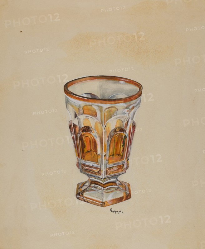 Footed Tumbler, c. 1936. Creator: Ralph Atkinson.