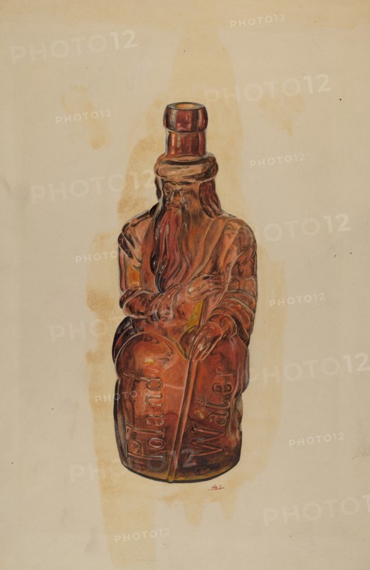 Bottle, c. 1938. Creator: Ralph Atkinson.