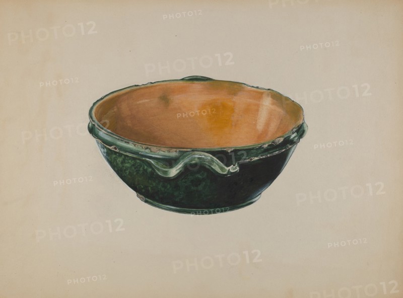 Economite Bowl or Cake Mold, c. 1937. Creator: Ralph Atkinson.