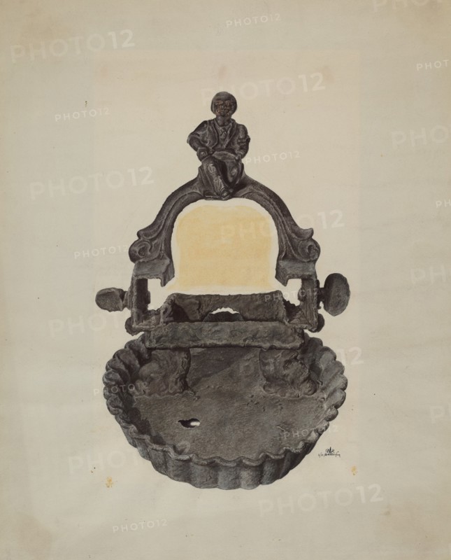 Foot Scraper, 1939. Creator: Ralph Atkinson.