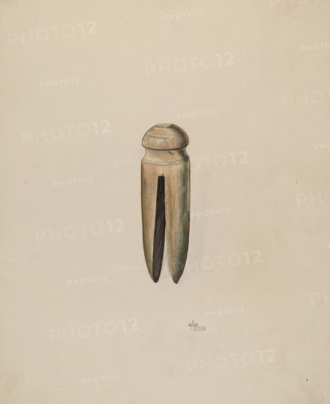 Clothes Pin, c. 1938. Creator: Ralph Atkinson.