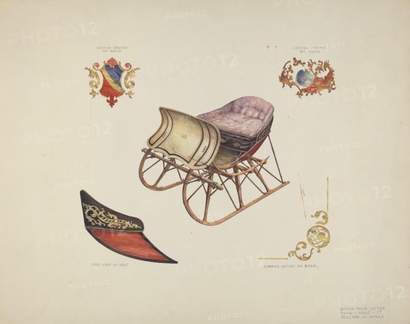 Goose Neck Cutter, 1935/1942. Creator: Rolland Ayres.