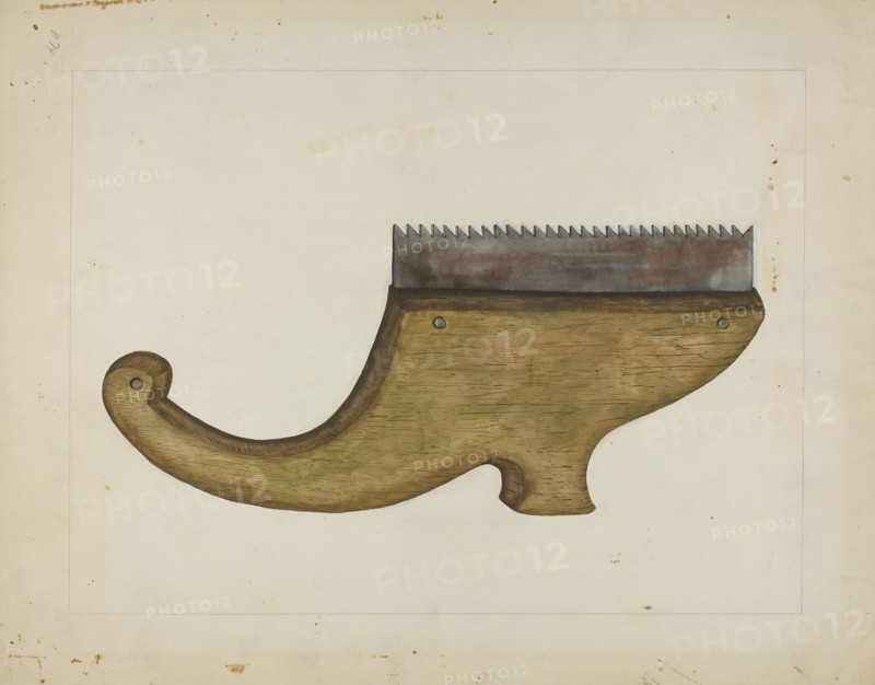 Handmade Saw, c. 1937. Creator: Evelyn Bailey.