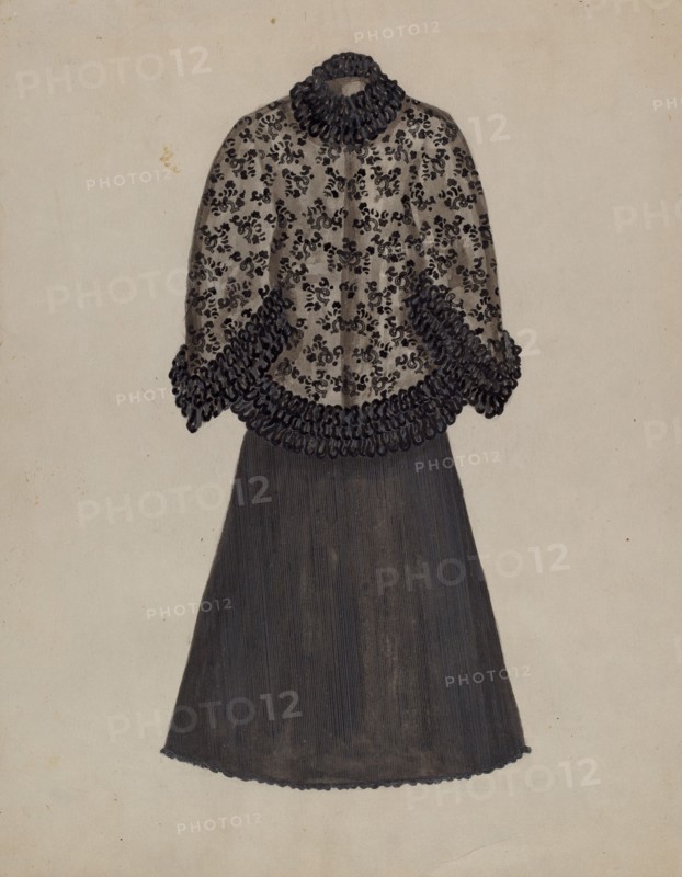 Dress, c. 1936. Creator: Evelyn Bailey.