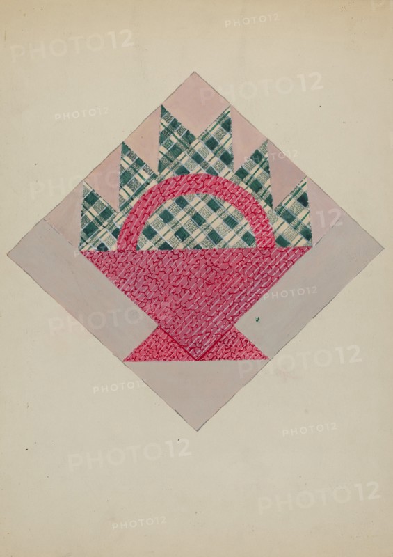 Patchwork Pattern, c. 1936. Creator: Evelyn Bailey.