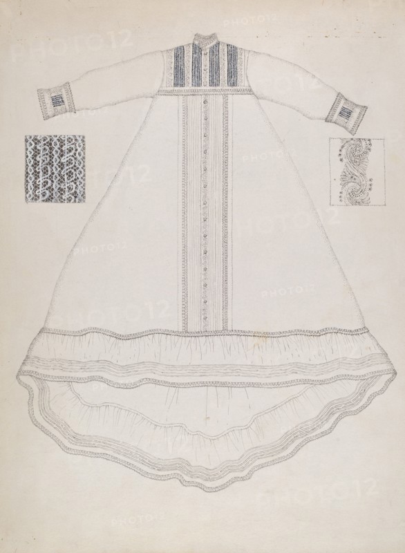 Nightgown, c. 1936. Creator: Evelyn Bailey.