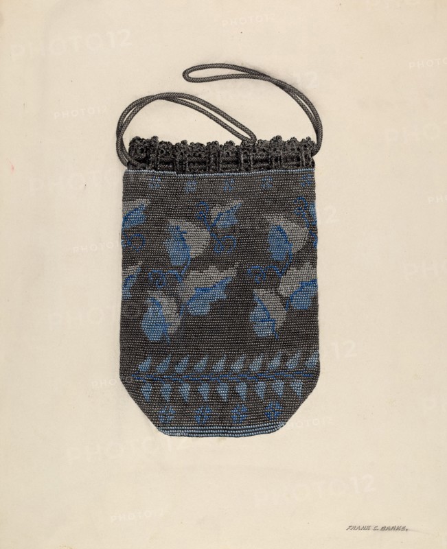 Bag, c. 1938. Creator: Frank C. Barks.