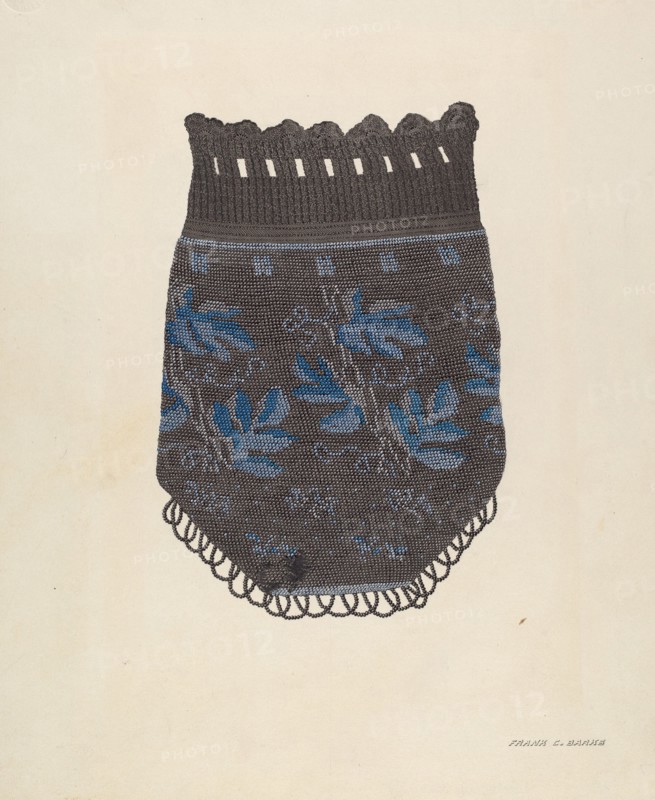 Bag, c. 1938. Creator: Frank C. Barks.