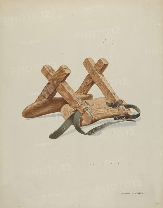 Saddle, c. 1937. Creator: Frank C. Barks.