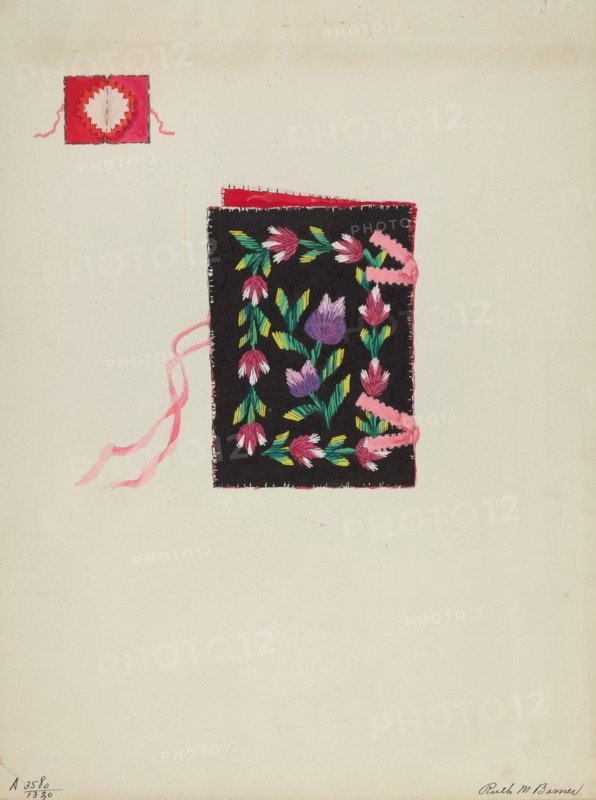 Needle Book, 1935/1942. Creator: Ruth M. Barnes.