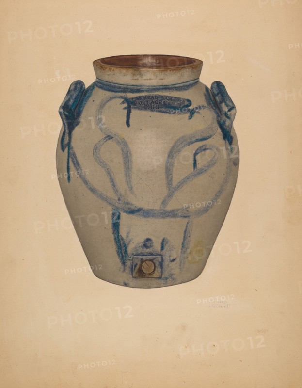 Cask, probably 1937. Creator: Richard Barnett.