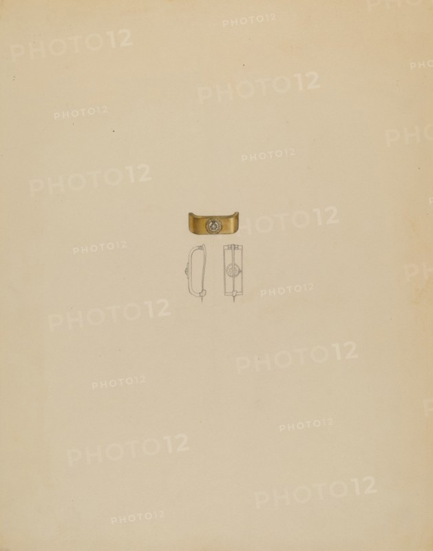 Tie Pin, c. 1936. Creator: Eugene Barrell.
