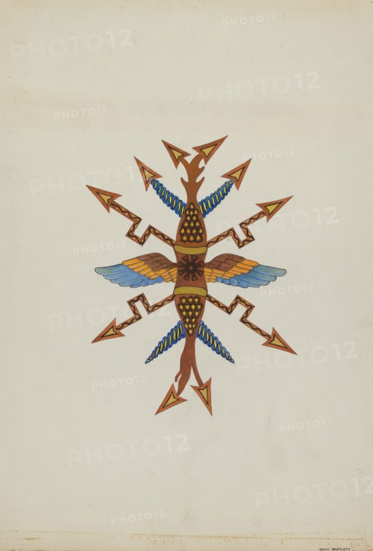 Ceiling Ornament, c. 1936. Creator: Dana Bartlett.
