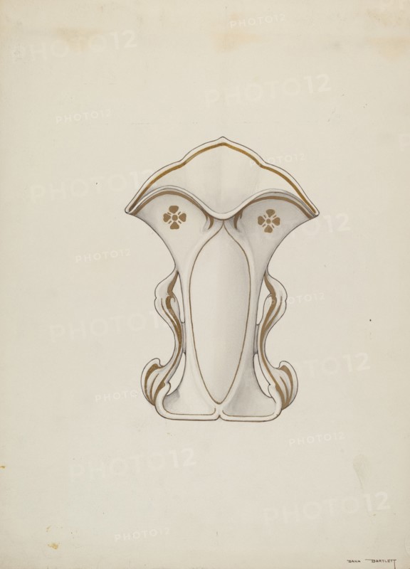 Vase, 1937. Creator: Dana Bartlett.