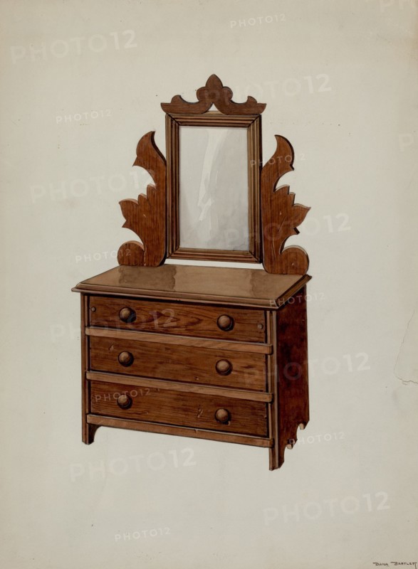 Doll's Dresser, c. 1937. Creator: Dana Bartlett.
