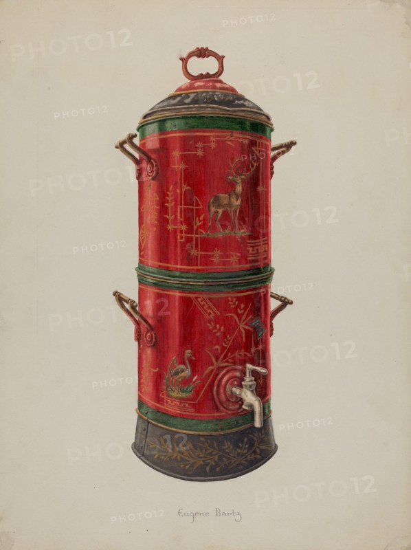 Portable Crock Filter, c. 1938. Creator: Eugene Bartz.