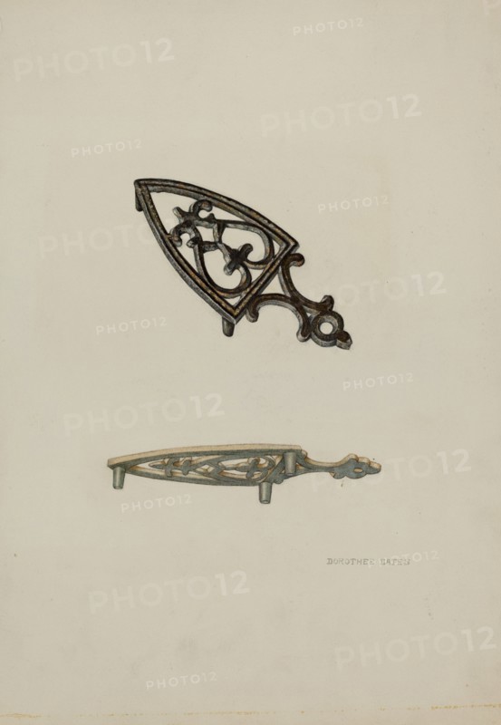Trivet, c. 1941. Creator: Dorothea Bates.