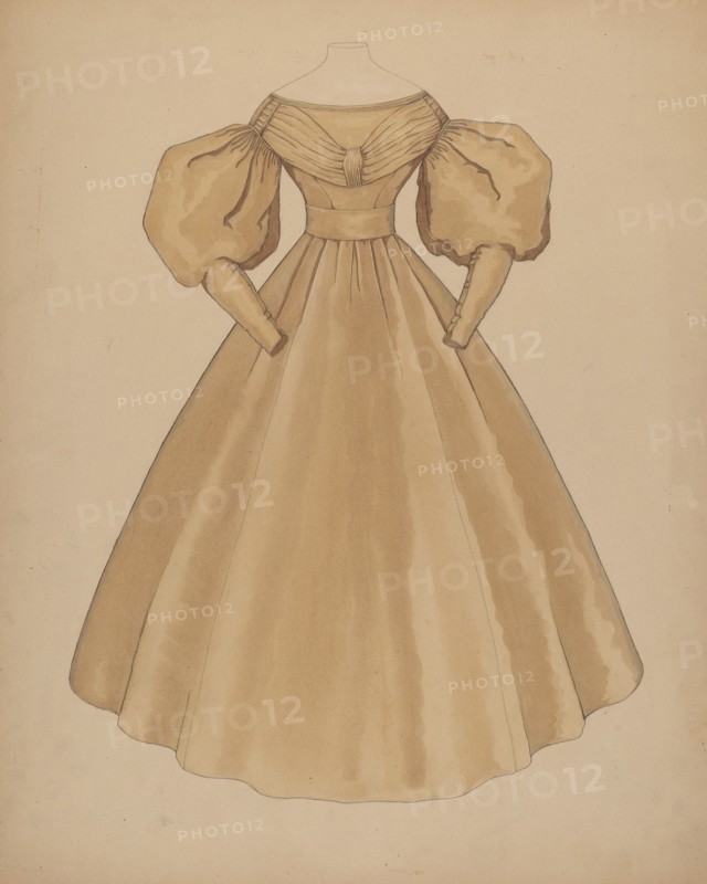 Dress, c. 1937. Creator: Doris Beer.