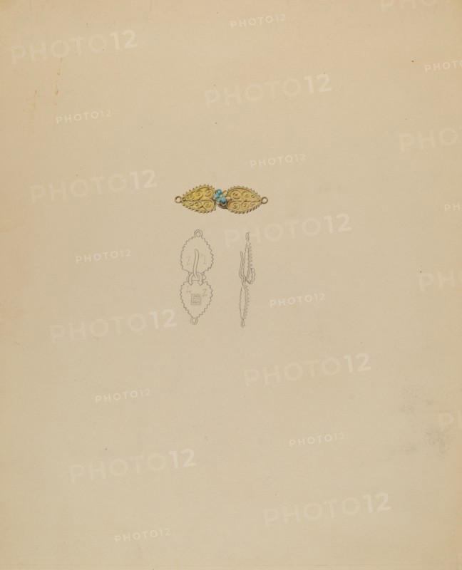 Clasp for Necklace, c. 1936. Creator: Doris Beer.