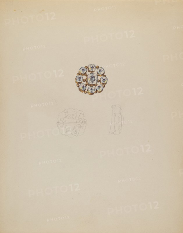 Brooch, c. 1936. Creator: Doris Beer.