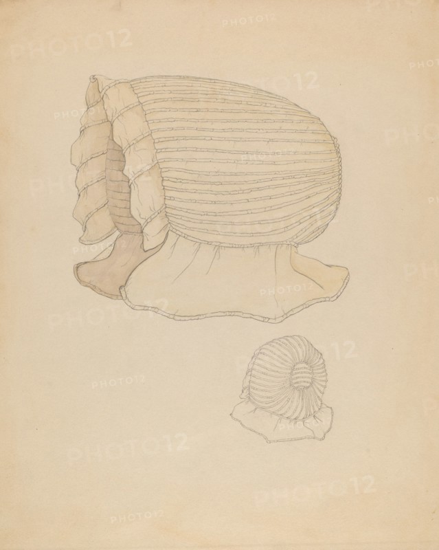 Bonnet, c. 1936. Creator: Doris Beer.
