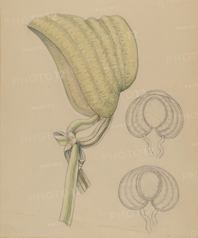 Bonnet, c. 1936. Creator: Jessie M. Benge.