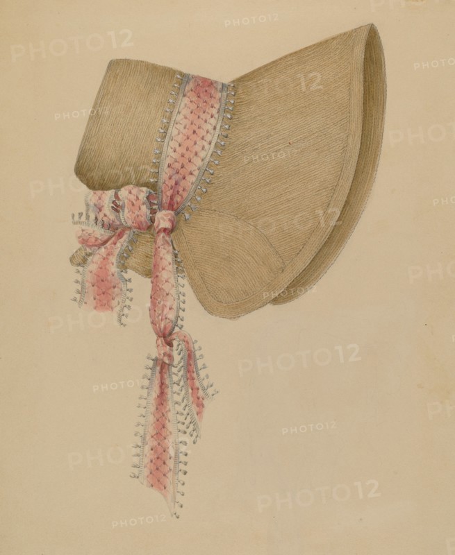 Bonnet, c. 1937. Creator: Jessie M. Benge.