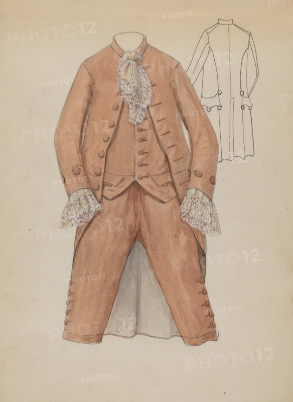 Man's Costume, c. 1936. Creator: Jessie M. Benge.