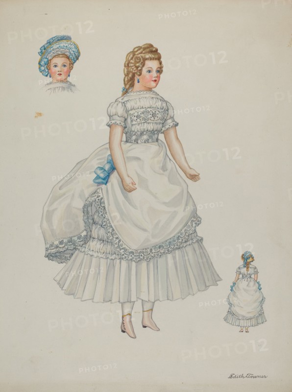 Doll - "Eleanor Cabot", c. 1937. Creator: Edith Towner.