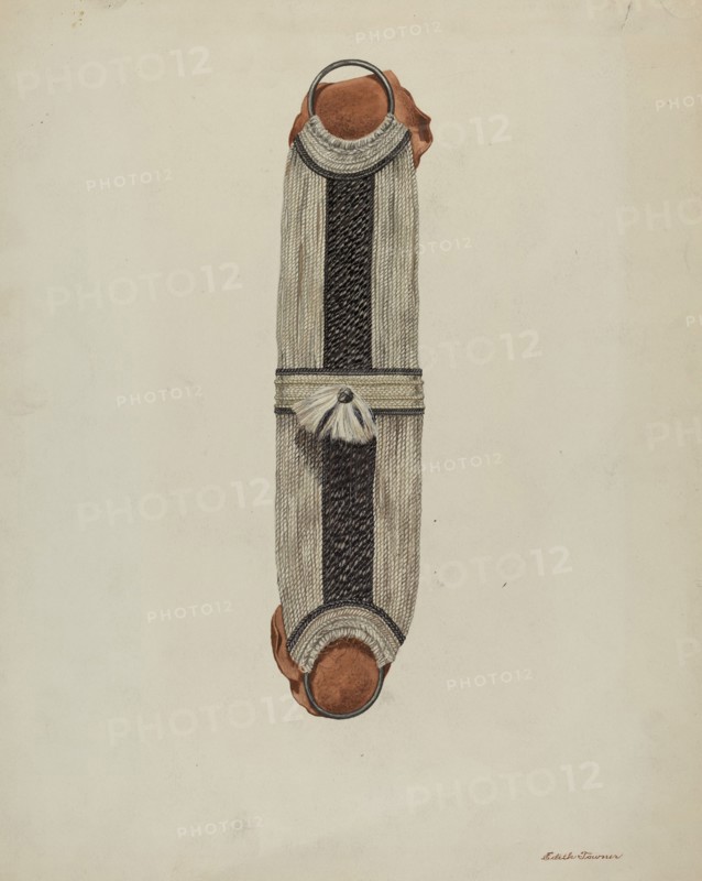 Horse Hair Cinch, c. 1937. Creator: Edith Towner.