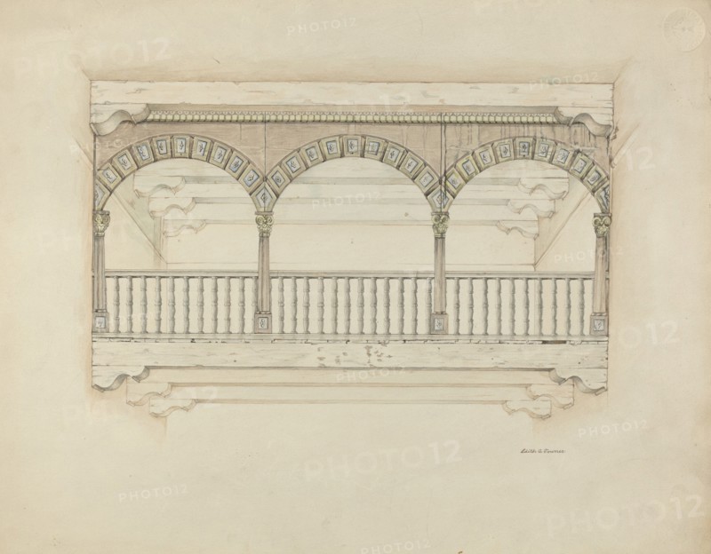 Screen, for Choir, 1939. Creator: Edith Towner.