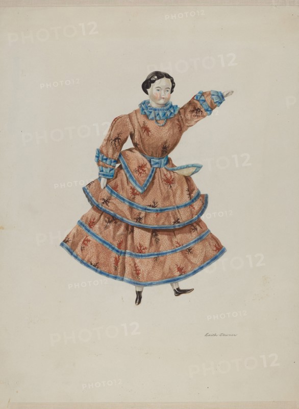 Doll - "Abbie", 1935/1942. Creator: Edith Towner.