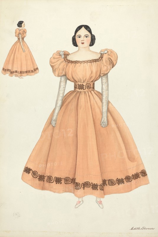 Doll: "Rachel", 1935/1942. Creator: Edith Towner.