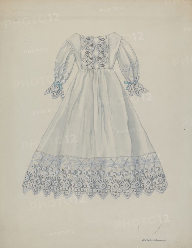 Doll's Dress, c. 1937. Creator: Edith Towner.