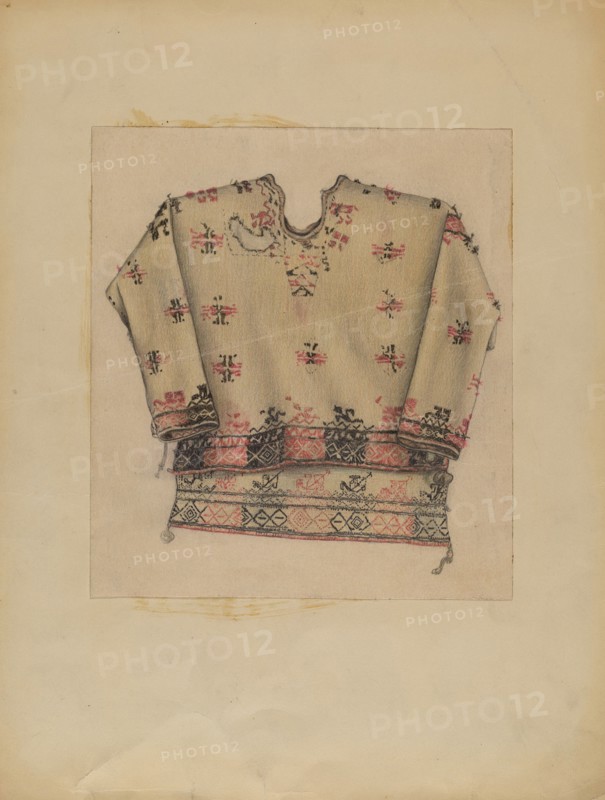 Embroidered Woman's Dress, 1935/1942. Creator: Michael Trekur.