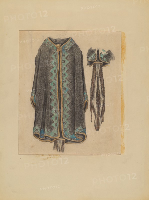 Black Cotton Coat, c. 1935. Creator: Michael Trekur.