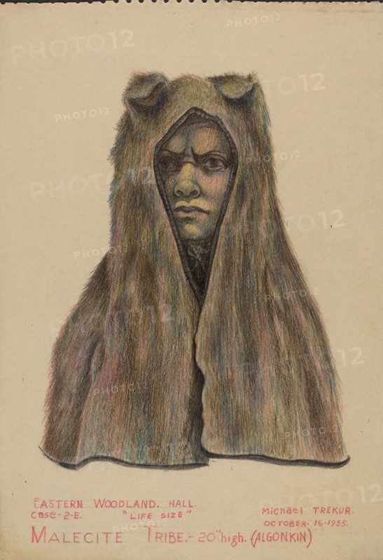 Head Dress, 1935. Creator: Michael Trekur.
