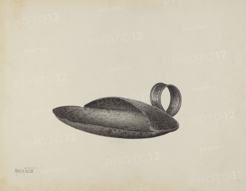 Creamer Skimmer, c. 1941. Creator: Amelia Tuccio.