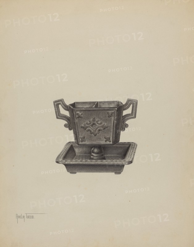 Match Safe, c. 1940. Creator: Amelia Tuccio.
