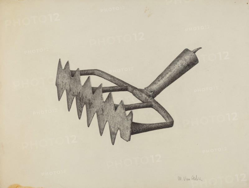Oven Scraper, c. 1940. Creator: Maurice Van Felix.