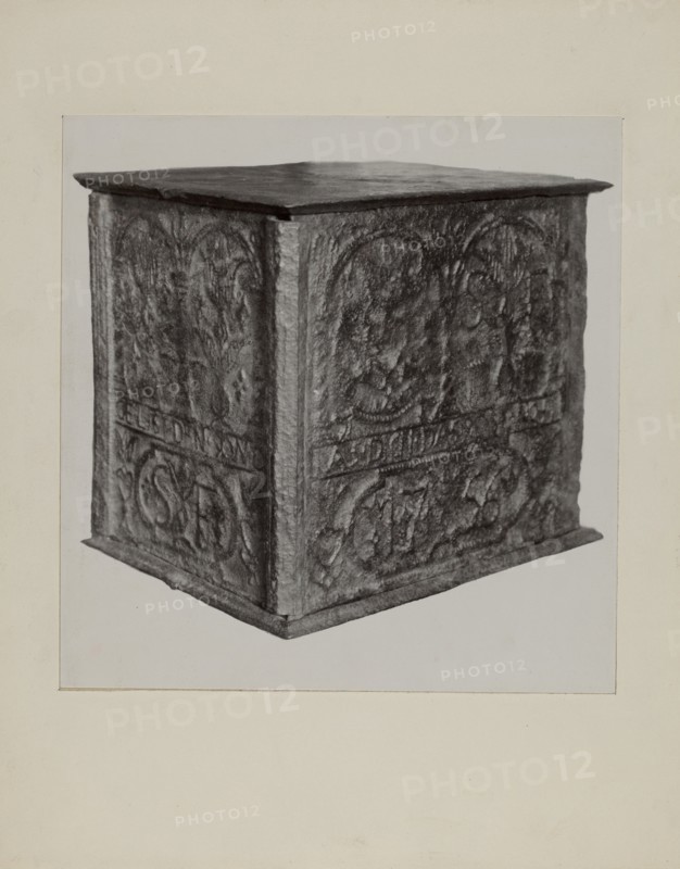 Pa. German Jamb Stove, c. 1942. Creator: Charles Von Urban.
