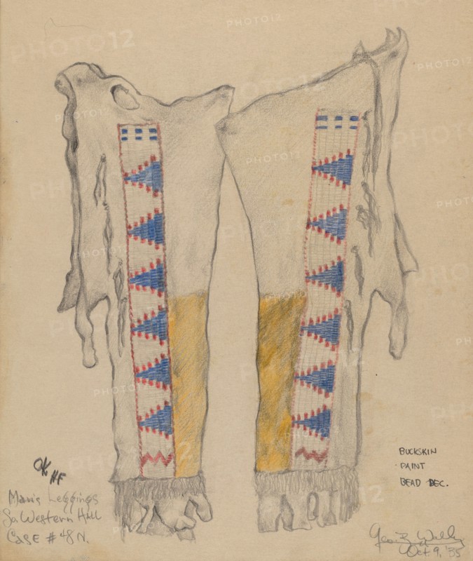 Leggings, 1935. Creator: George B. Wally.