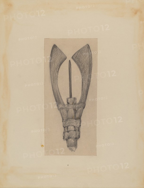 Fish Spear, 1935/1942. Creator: George B. Wally.