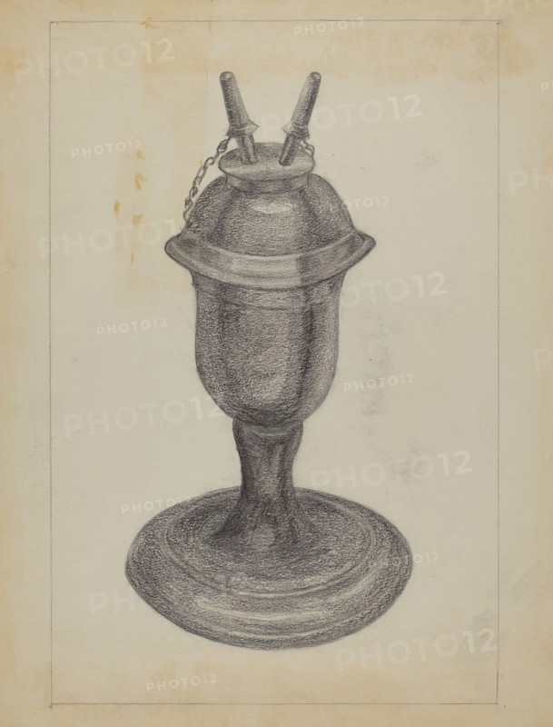 Lamp, 1935/1942. Creator: Carl Weiss.