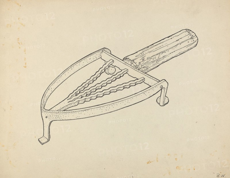 Flatiron Holder, c. 1939. Creator: Bernard Westmacott.