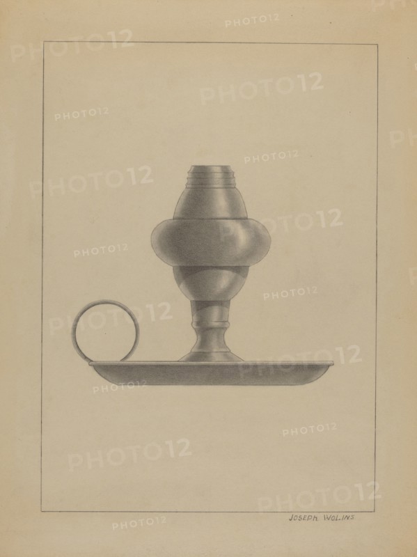 Lamp, c. 1936. Creator: Joseph Wolins.